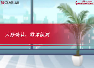 [FLASH短片播放]大額確認(rèn)，欺詐偵測